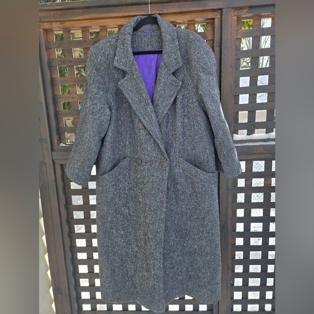 Vintage Irish Wool Overcoat